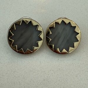House of Harlow Mother of Pearl Sunburst Earring